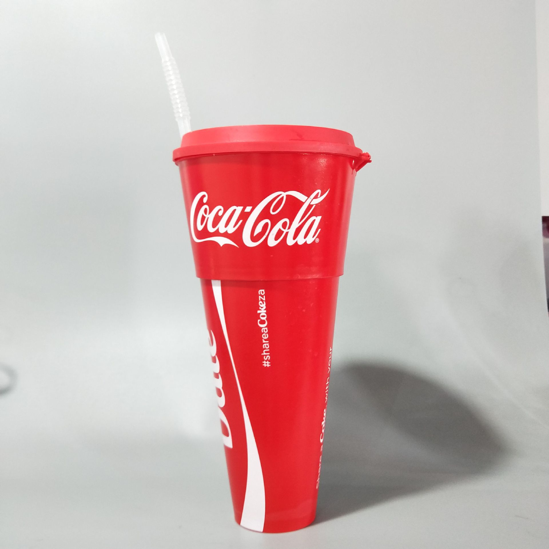 pp塑料吸管杯电影院美食节爆米花可乐一体杯礼品杯