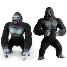 外贸仿真黑猩猩电影金刚巨猿野生动物模型手办静态摆件儿童玩具