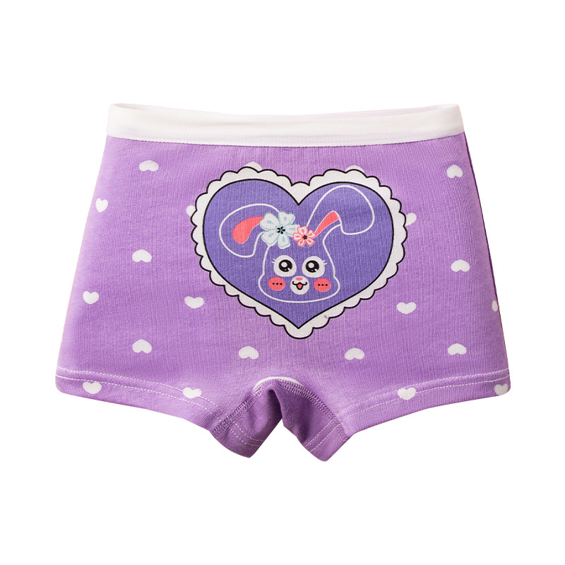 Thin Girls' Boxer Briefs Class a Pure Cotton Toddler Children Teens Baby Girls' Shorts Boxers Factory Direct Sales