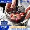 日式金边锤纹透明玻璃沙拉碗蔬菜水果捞碗创意北欧风网红水果盘|ms 日式金边锤纹透明玻璃沙拉碗蔬菜水果捞碗创意北欧风网红水果盘|ms