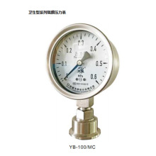 厂家卫生型系列隔膜压力表 50.5全不锈钢卫生型隔膜压力表304/316