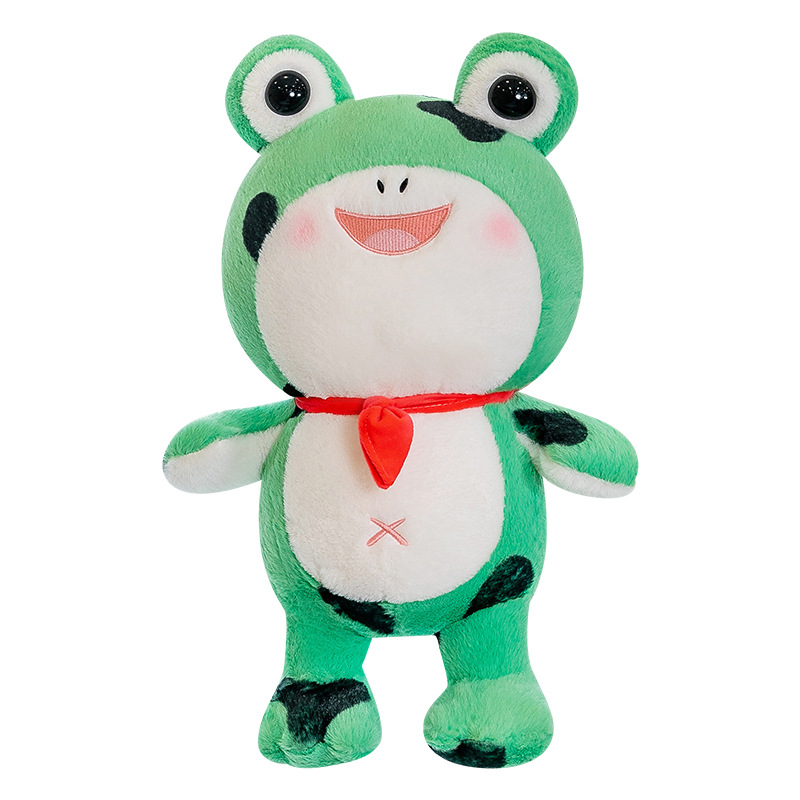 Best-Seller on Douyin Internet Celebrity Selling Baby Frog Doll Doll Funny Lonely Toad Plush Toy Stall Gift Batch