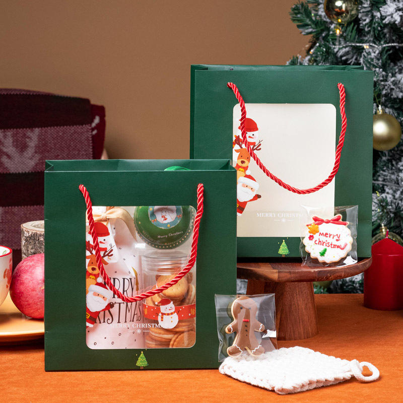 圣诞开窗礼物袋儿童小礼物礼品袋平安夜送女友浪漫创意圣诞包装袋