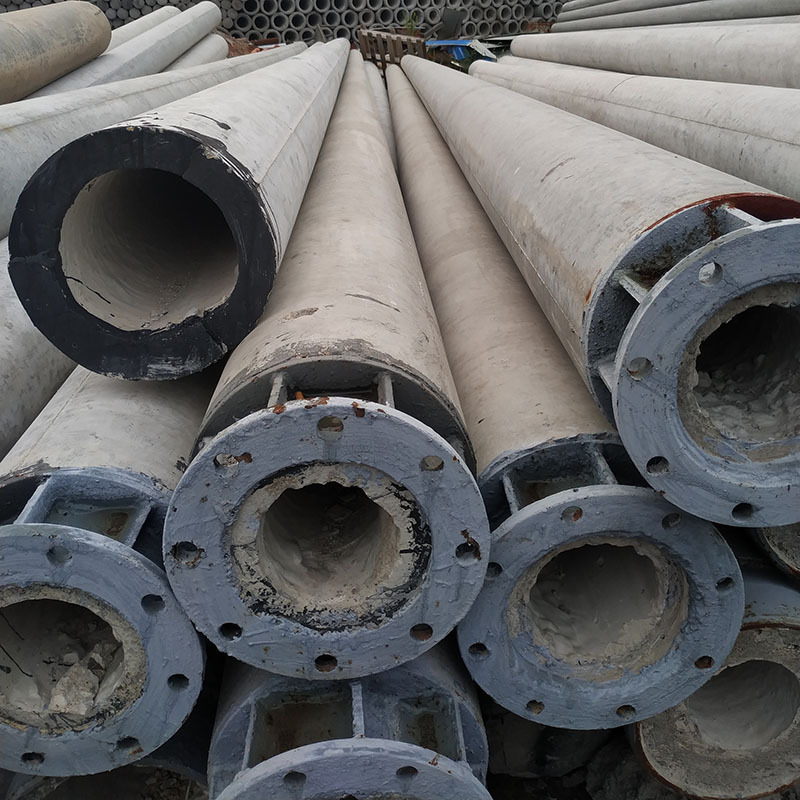 7米法兰组装电线杆厂 钢筋混凝土水泥电线杆高压线电线杆