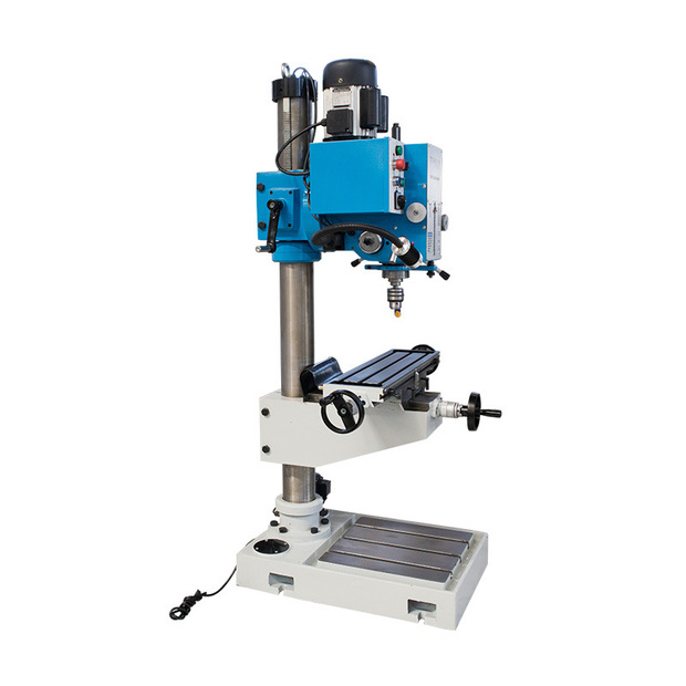 豪迈新品圆柱立式钻床z5045c/1钻攻机床自动走刀立钻立式钻铣床