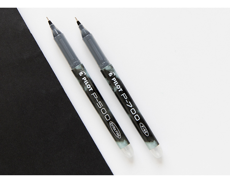 百乐p500中性笔日本文具走珠笔05mm初高中学生针管考试水笔