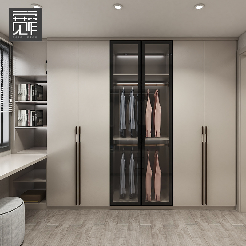 成都爱格现代轻奢衣柜卧室整体衣橱衣帽间全屋