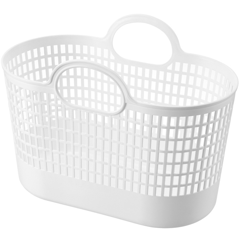 Wanchang Plastic Hollow Basket Laundry Basket Creative New Supermarket Shopping Basket Household Sundries Storage Basket