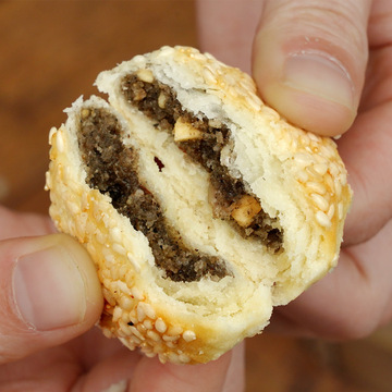 汤克俭街子古镇汤麻饼纯手工制作四川特产非遗技艺传统糕点-阿里巴巴