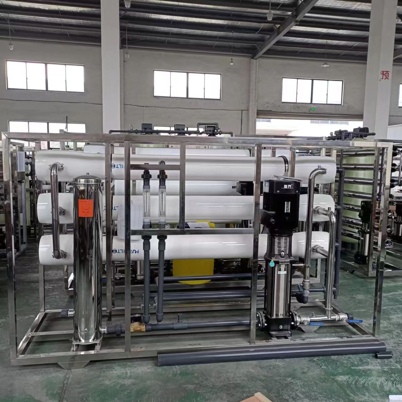 ro反渗透水处理设备净水器商用直饮水机工业单级双级回用净水设备