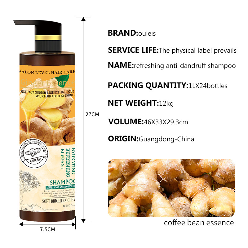 Foreign Trade Exclusive for Cross-Border Shampoo Ginger Coffee Bean Shampoo Shampoo Aloe Lavender Shower Gel