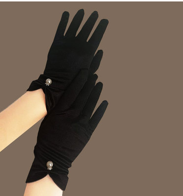 红手套 结婚 新娘秀禾结婚纱红色秀禾服蕾丝礼仪复古缎面短款中式