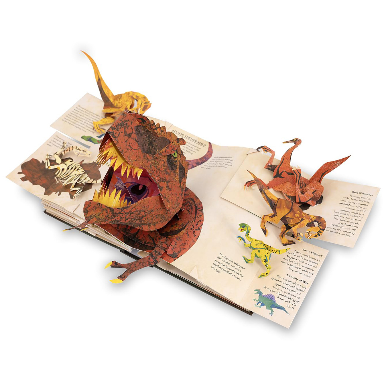 跨境3d encyclopedia prehistorica dinosaurs恐龙百科全书立体书