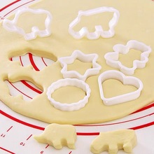 烘培家用立体饼干模具卡通可爱动物烤箱做饼干橡皮泥幼儿园儿童用