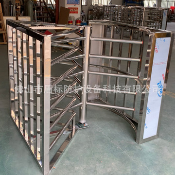 汽车站出站通道半高单向矩形门 不锈钢旋转式引流导向通道 单项门