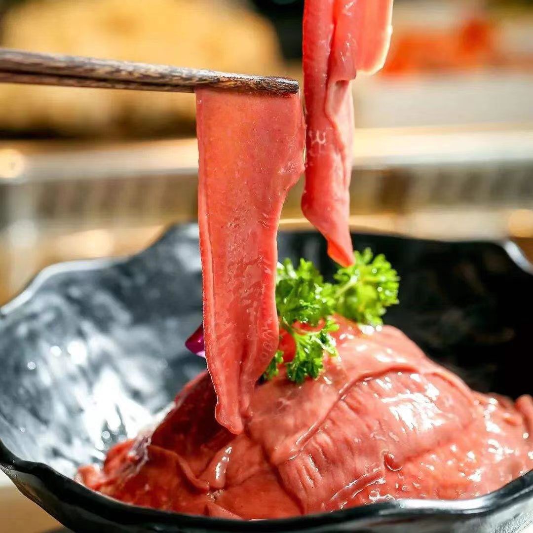 450g大刀腰片火锅腰片商用猪腰片重庆火锅食材烧烤腰片腰花半成品