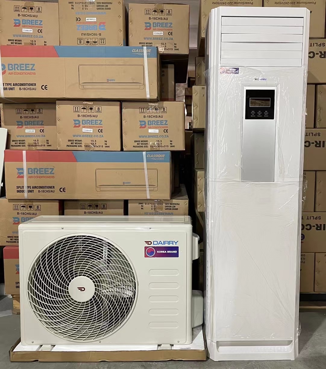 Factory Wholesale 2p-3p-4p-5p Vertical Cabinet Air Conditioner Fixed Frequency Cabinet, Can Undertake Foreign Trade Orders