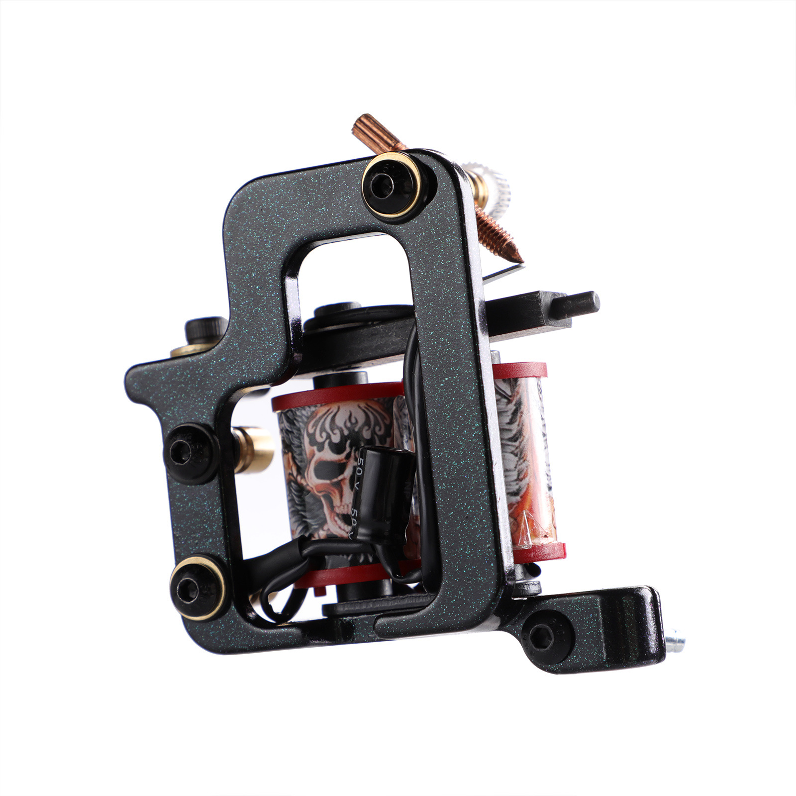 绣龙新款线圈纹身机初学者割线打雾弹片纹身机一体机跨境纹身工具