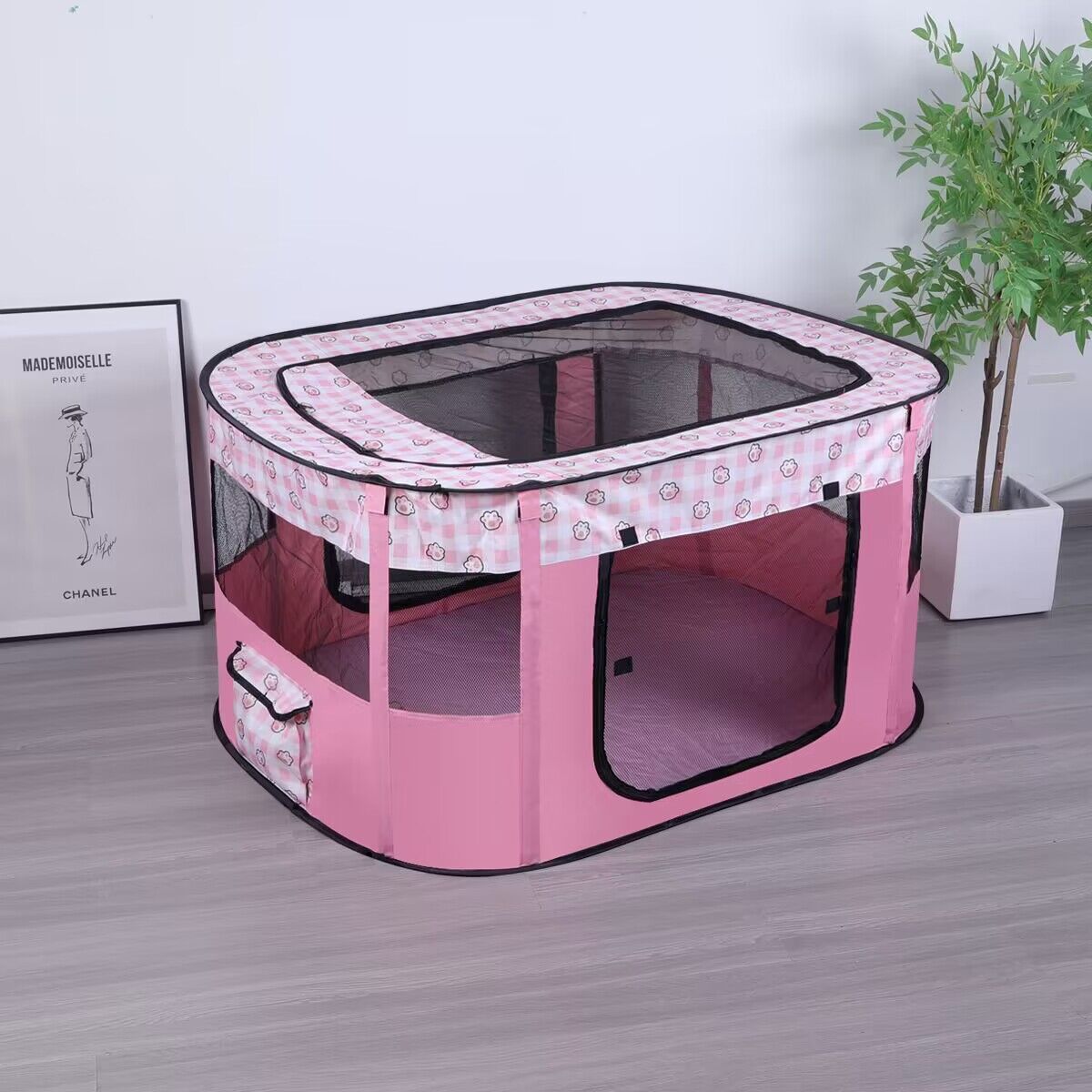 Pet Supplies Cat Nest Villa Cat Dog Cage Wholesale Closed Pet Fence Tent Large Space Baby Cat Delivery Room