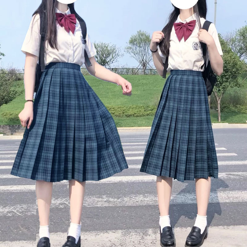 海苔jk制服格裙正版全套夏季女学生基础西服外套水手服中长款套装