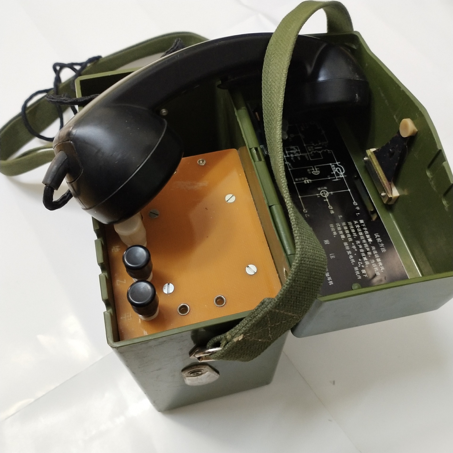 全新老式磁石电话机,军工磁石电话,hcx-3磁石电话机全新未拆封