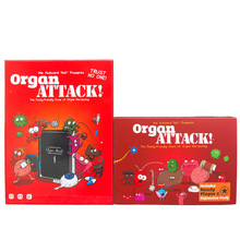 外贸热销 英文版 Organ Attack 人体器官攻击策略游戏卡牌