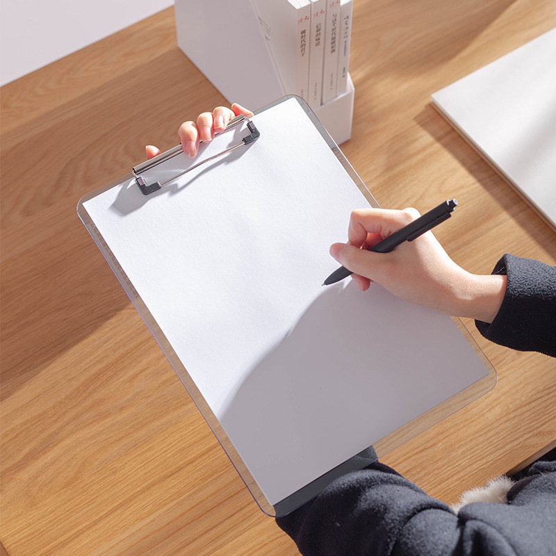 a4透明彩色点菜板写字板夹办公用品夹子抄写板纸张收纳垫写板特价