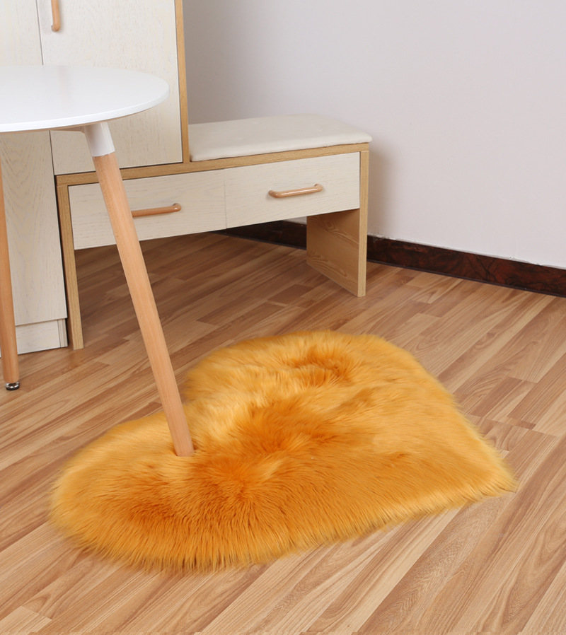 Cross-Border Factory Direct Sales Wholesale Wool-like Plush Home Living Room Bedroom Bedside Mats Skin-Friendly and Comfortable