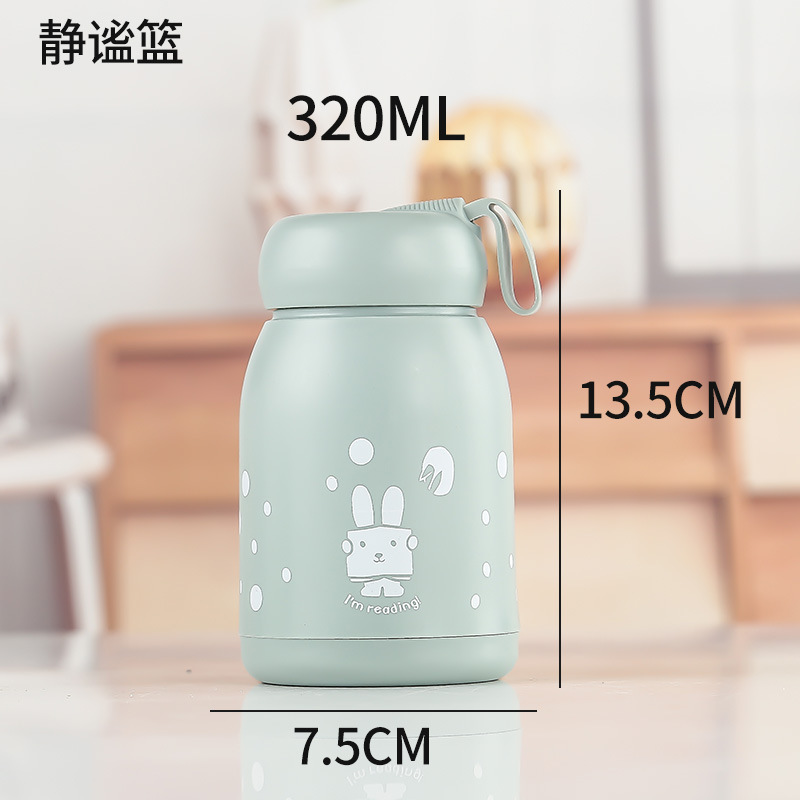 Creative Fashion Good-looking Goddess Cute Cartoon Glass Water Cup Double Layer Tumbler Student Advertising Gift Cup