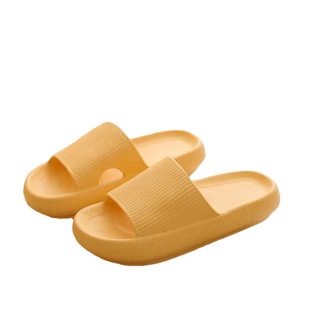 Couples Sandals Poop Feeling Platform Eva Slippers Women's Summer Beach Shoes Soft Bottom Home Indoor Bathroom Slippers