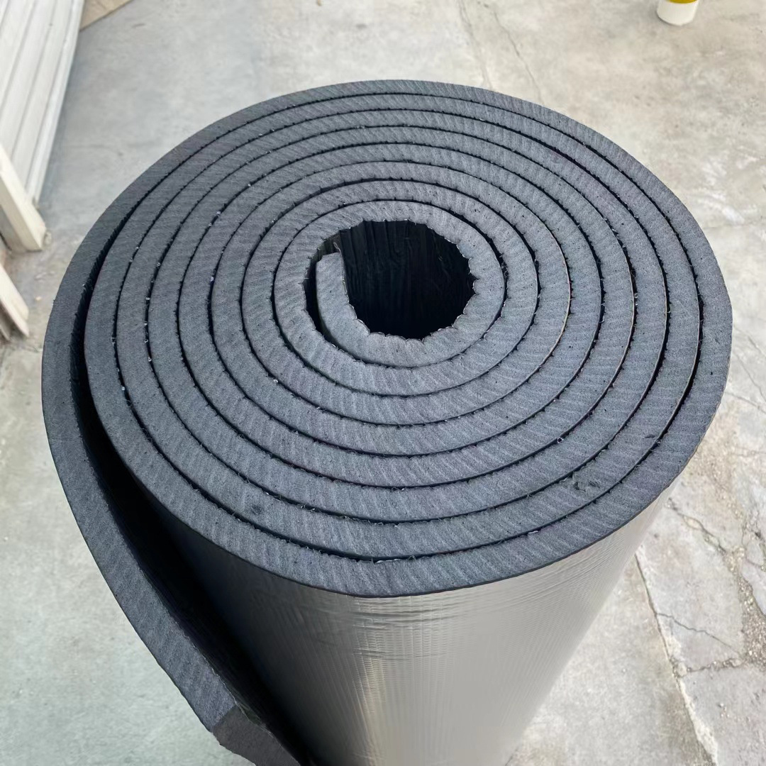 阻燃防火橡塑隔热棉自粘铝箔吸音棉屋顶厂房保温降噪材料工厂批发