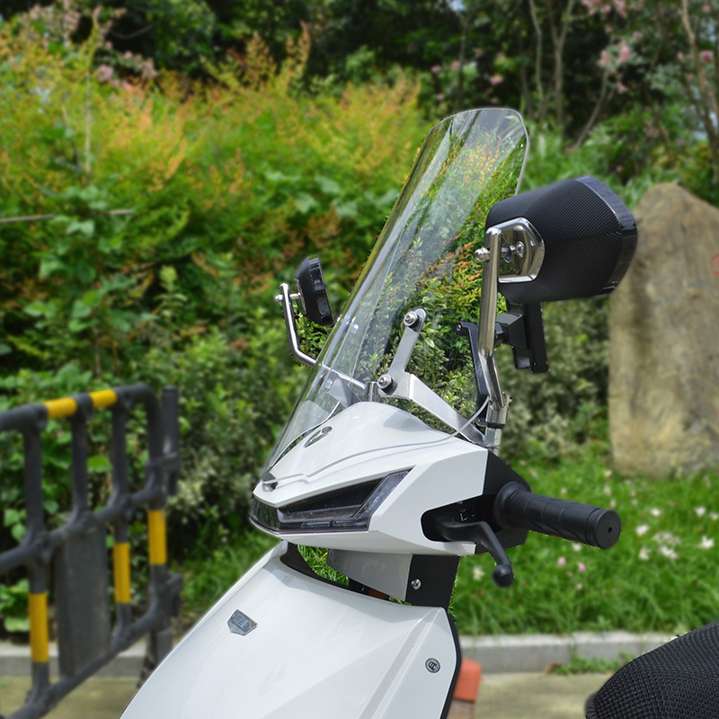 适用雅迪t5电动车挡风玻璃t2电瓶车挡风板踏板车挡雨板风挡