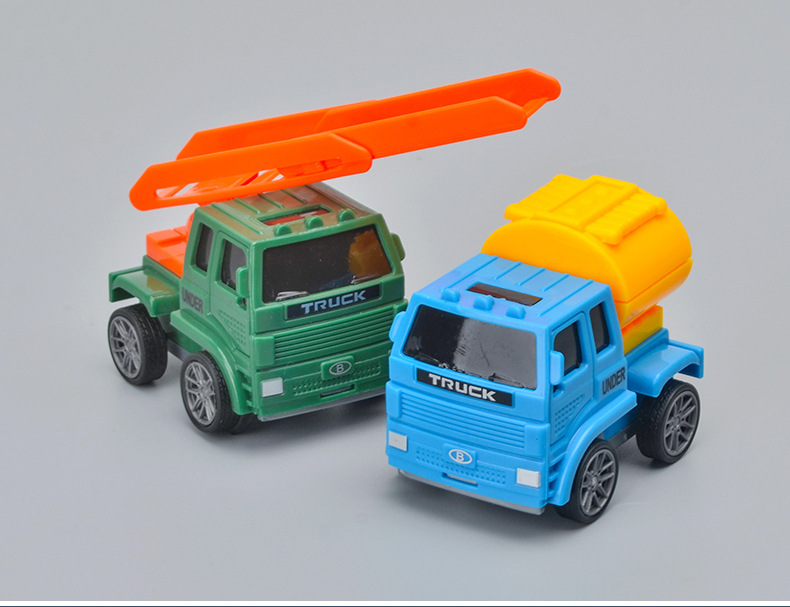 儿童回力车玩具宝宝回力工程车挖掘机男孩迷你玩具车礼品超市批发