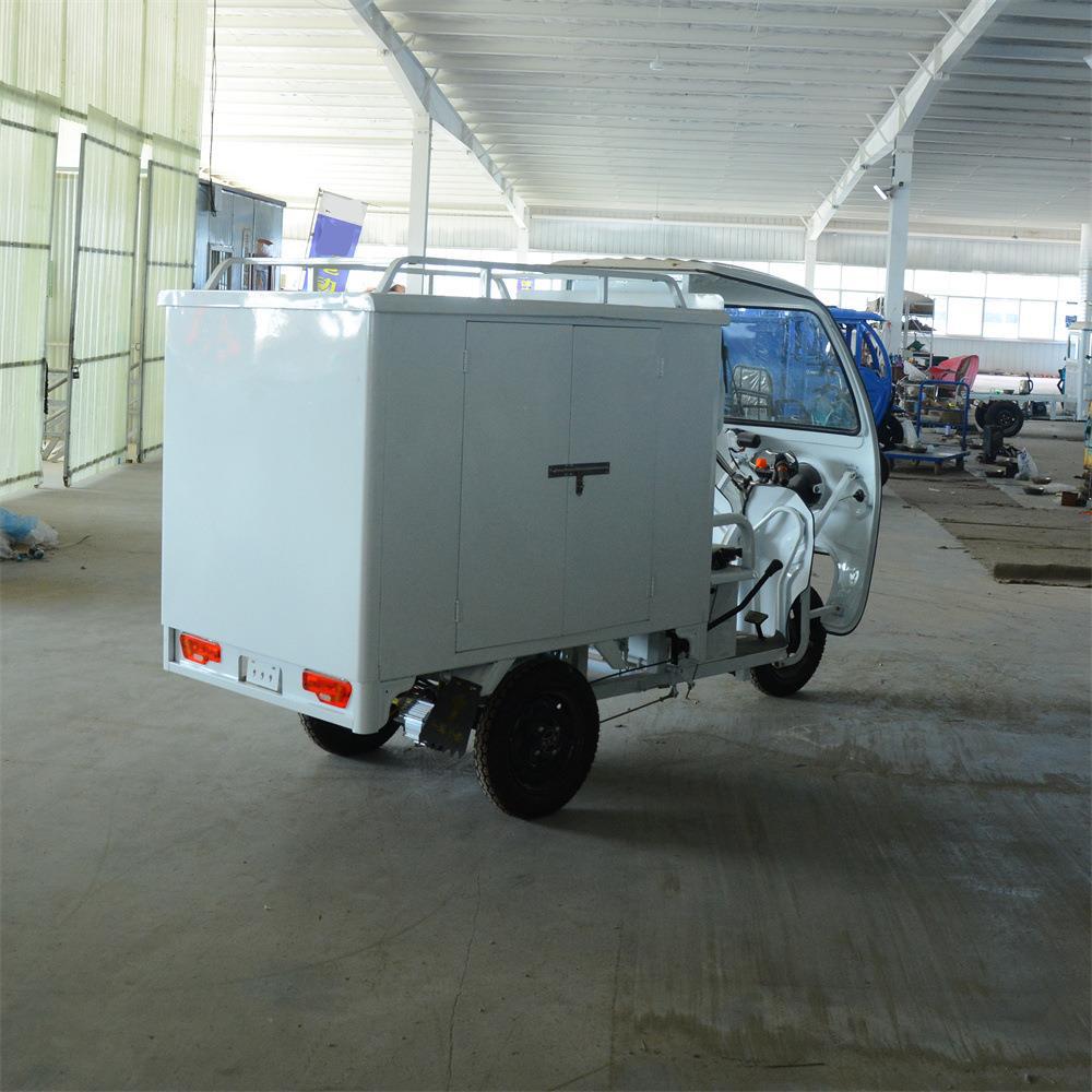 快递电动三轮车全封闭快递车货拉三轮车电动车拉货载重王加大型 图片