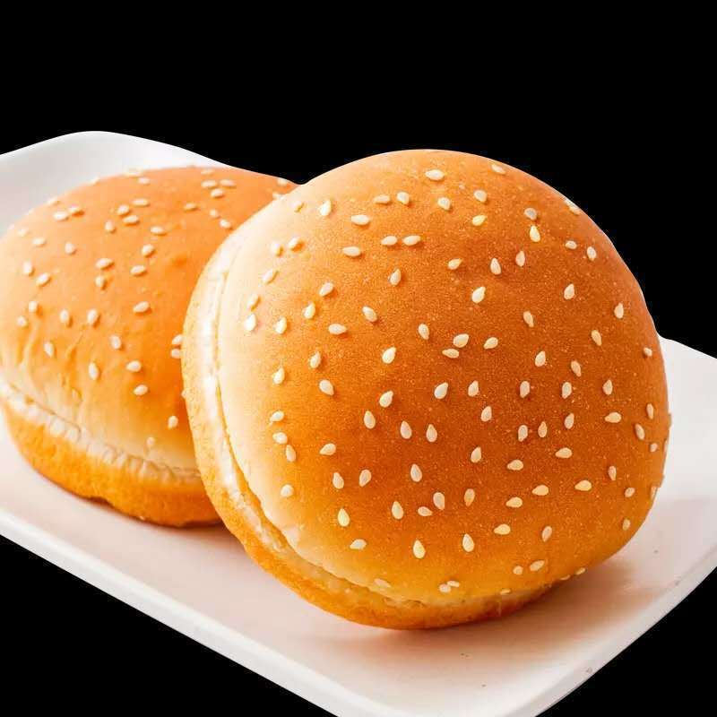 汉堡包面包胚商用汉堡胚家庭装汉堡皮半成品学生早餐包邮