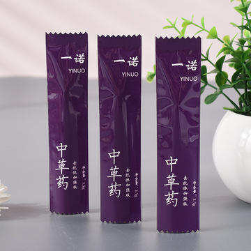 厂家批发长条中草药袋 独立速溶咖啡小包装袋定 制酵素粉剂铝箔袋