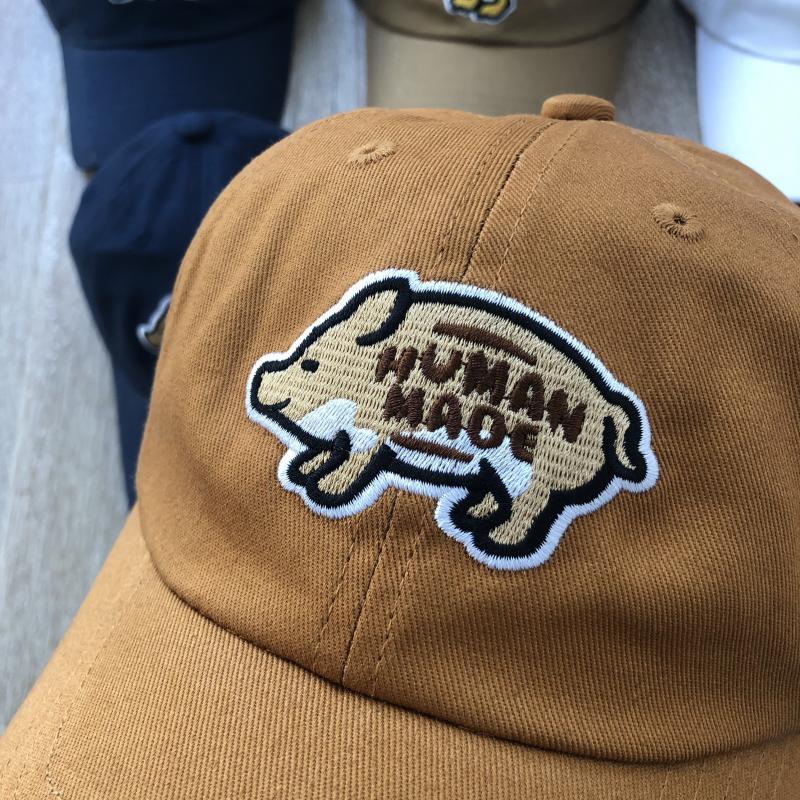 nigo human made 日系小猪北极熊绿头鸭刺绣情侣棒球鸭舌帽绣花