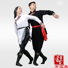 新款男女蒙古舞蹈服中国风民族练功服舞台专业艺考表演藏族演出服