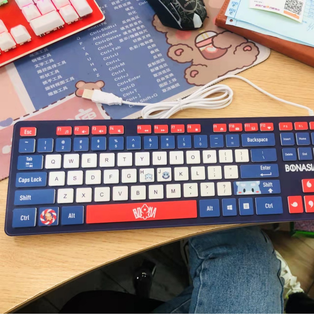 cadeve凯迪威键鼠工厂键盘打印键盘彩印水转印键盘客制化键盘