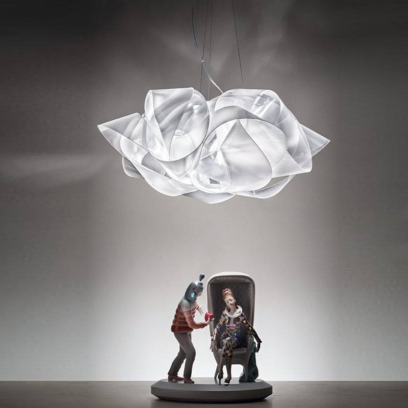 意大利异形pvc设计师吊灯北欧现代简约客厅餐桌吧台卧室艺术led灯