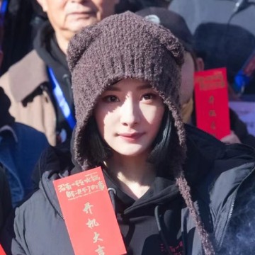 杨幂同款帽子可爱泰迪毛小熊耳朵毛线帽子女秋冬护耳保暖针织冷帽