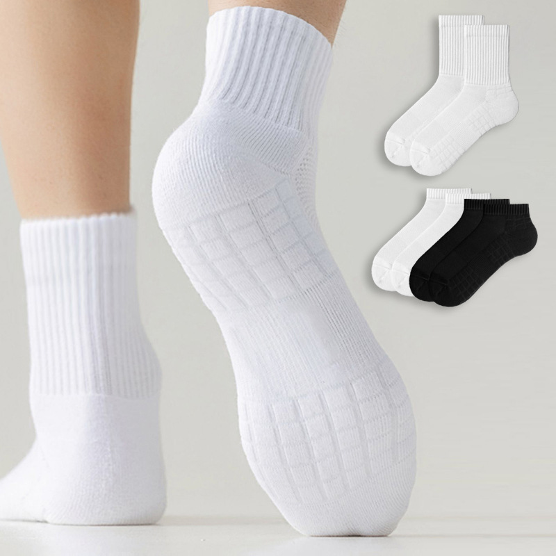 Best-Seller on Douyin Autumn and Winter Towel Bottom Cotton Socks Man's Sports Socks Deodorant and Sweat-Absorbing Male Socks Cotton Socks Anti-Pilling Socks