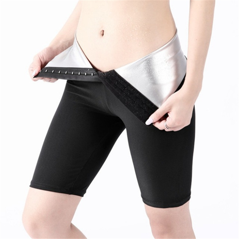 Cross-Border High Waist Women's Violently Sweat Suit Postpartum Large Size Burst into Sweat Shorts Fitness Butt-Lift Underwear Waist Belly Band Yoga Pants