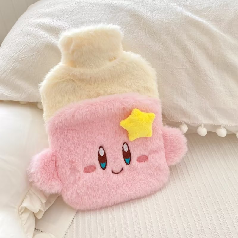 Cute Cartoon Kabi Water Injection Rubber Plush Hand Hot Water Bag Explosion-Proof Hot Compress Warm Belly Flush Hot-Water Bag