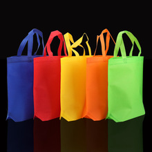 logo有底无侧无纺布袋环保袋礼品宣传培训购物袋超市广告手提袋