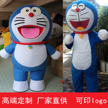 叮当猫卡通人偶服装成人行走机器猫表演服人偶服叮当猫玩偶服公仔
