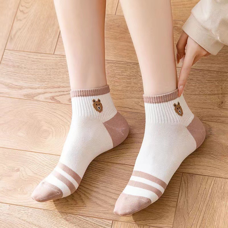 袜子女浅口袜ins潮日韩系列袜船袜短筒薄款袜子批发