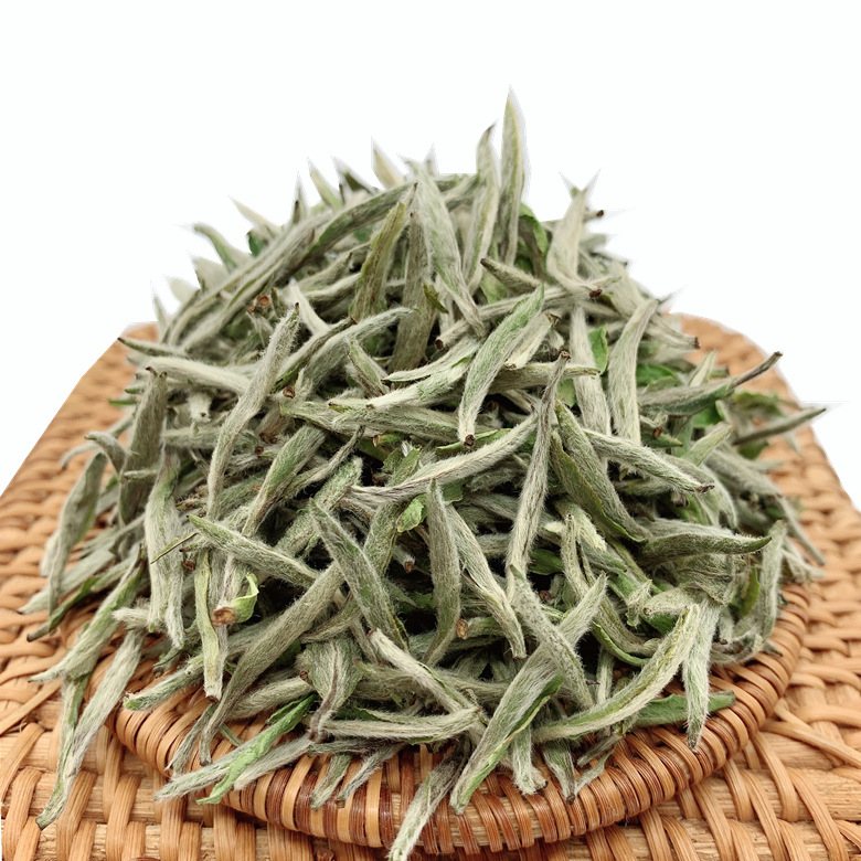 2021年福鼎白茶白毫银针散茶 头采高山米芽茶 日晒银针柴头山原料