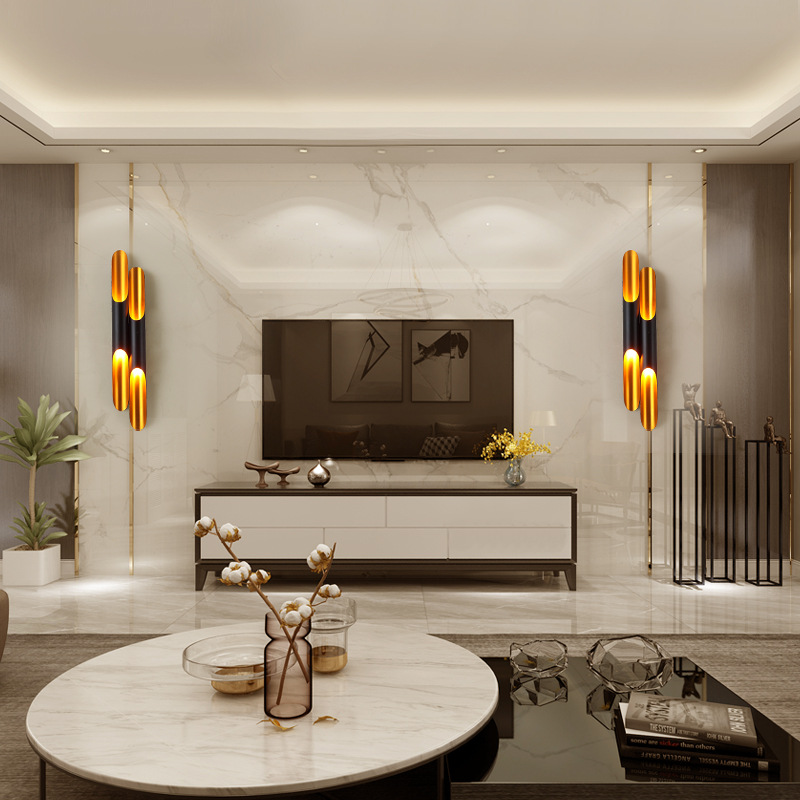 后现代简约北欧壁灯客厅电视背景墙轻奢创意酒店卧室床头ktv过道