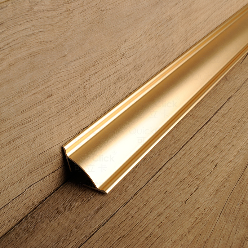 自粘角线铝合金木地板压条装饰线条收边墙顶角线天花线